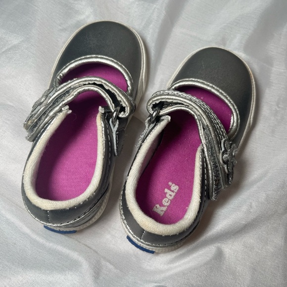 Keds Silver Pink Sneakers with Sporty Design Size 5 - Picture 6 of 8